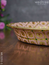 Meenakari Thambaalam Plate - Wl3251 Trays & Plates