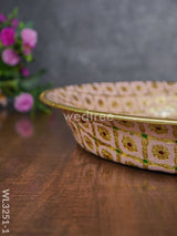 Meenakari Thambaalam Plate - Wl3251 Trays & Plates