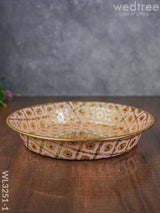 Meenakari Thambaalam Plate - Wl3251 Trays & Plates