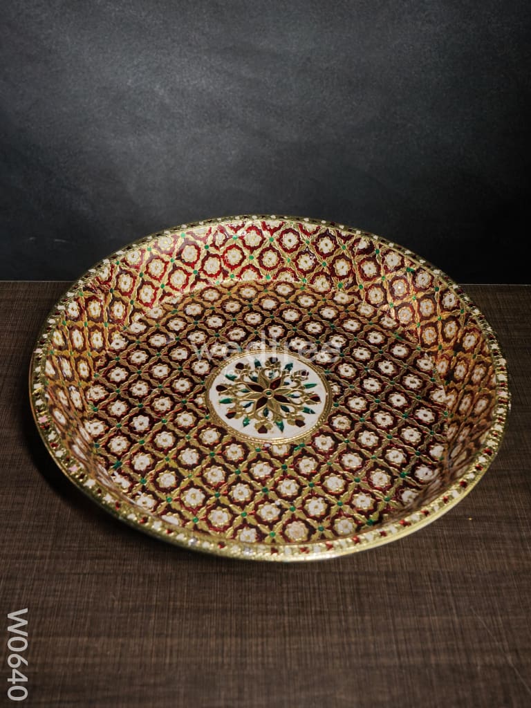 Meenakari Thambaalam Special - W0640 Trays & Plates