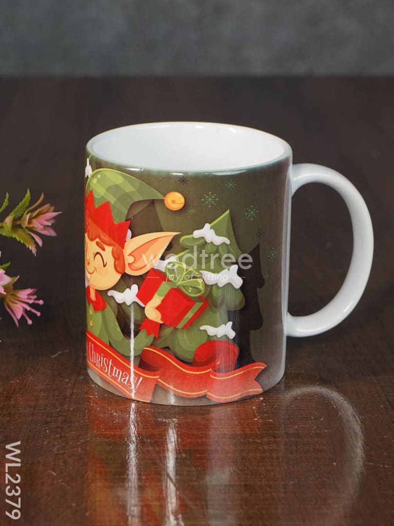 Merry Christmas Printed White Mug - Wl2379 Ceramics