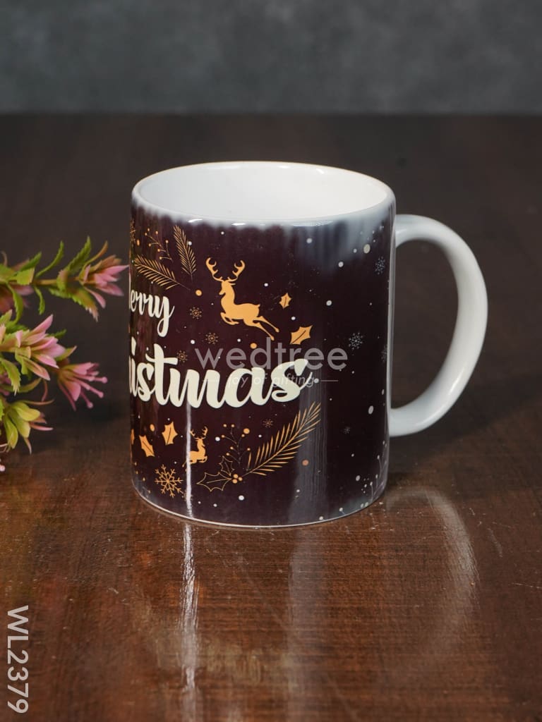 Merry Christmas Printed White Mug - Wl2379 Ceramics