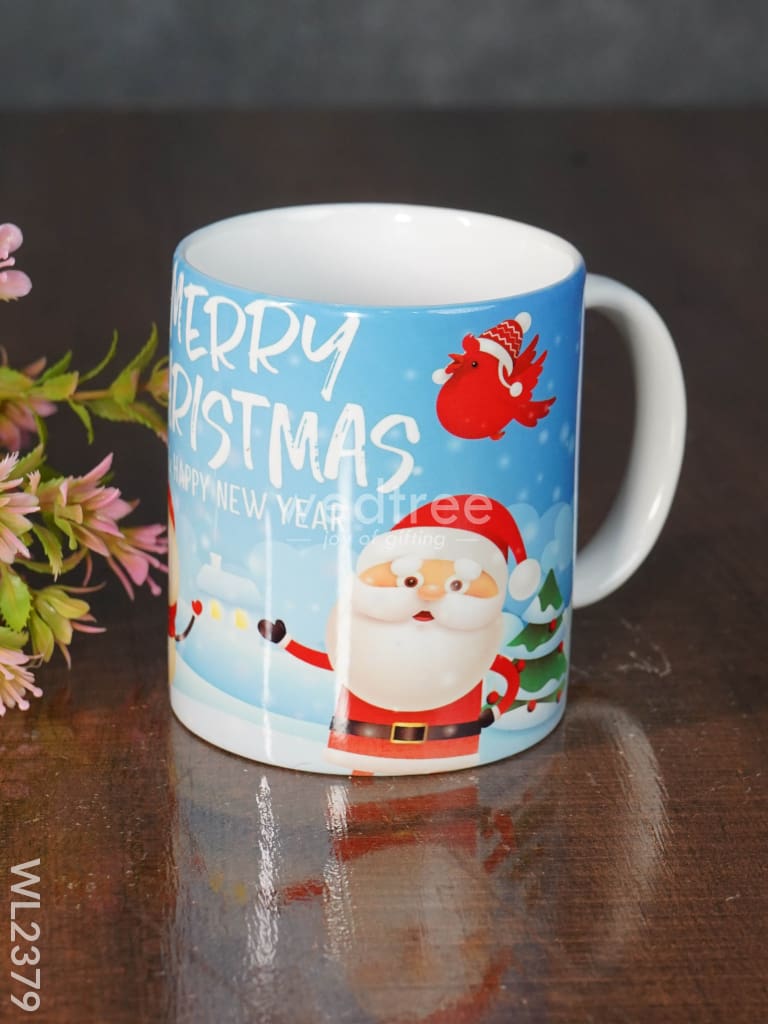 Merry Christmas Printed White Mug - Wl2379 Ceramics