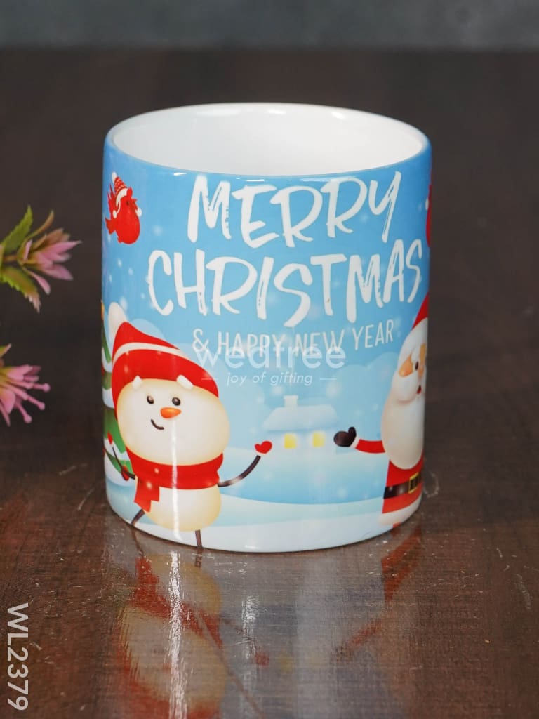 Merry Christmas Printed White Mug - Wl2379 Ceramics