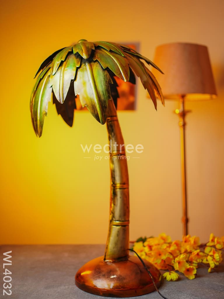 Metal Coconut Tree - Wl4032 Decor Showpiece