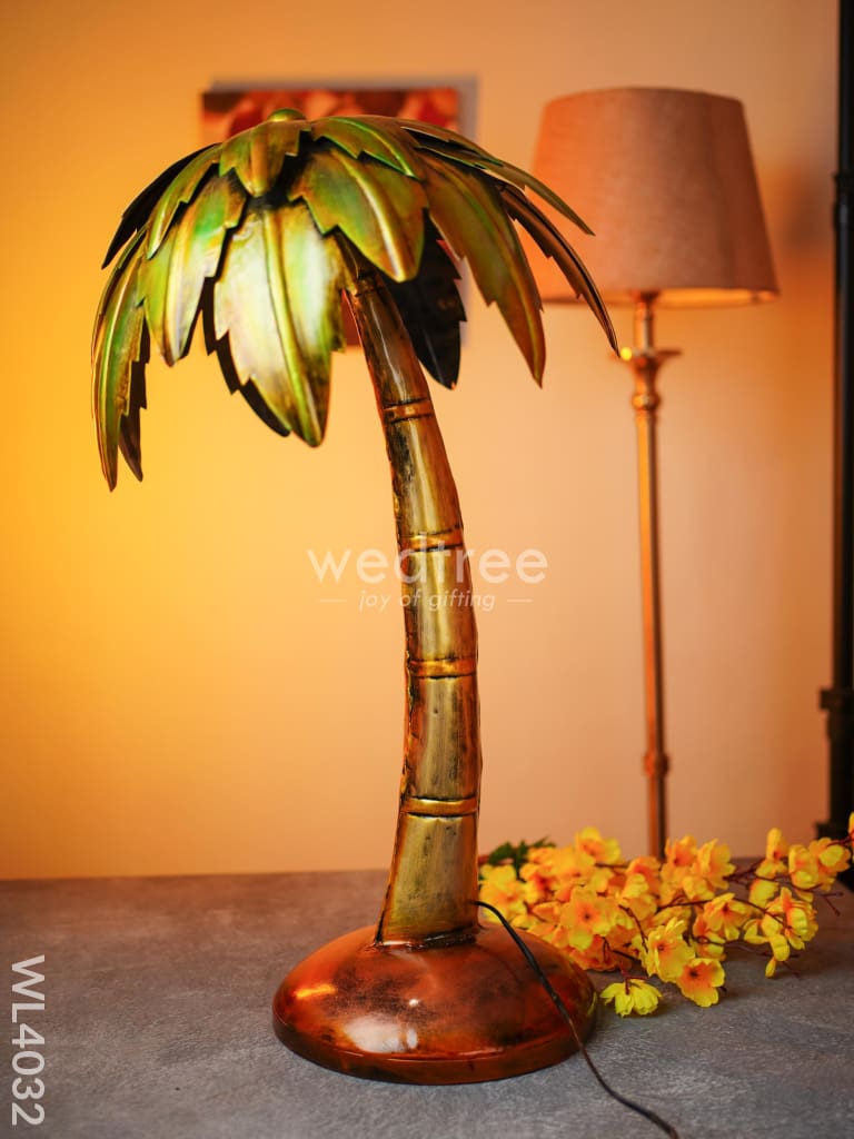 Metal Coconut Tree - Wl4032 Decor Showpiece