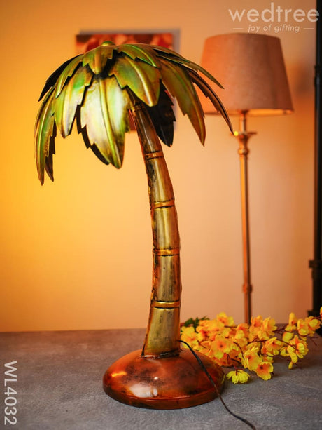 Metal Coconut Tree - Wl4032 Decor Showpiece