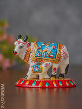 Metal Meenakari Cow & Calf - Wbg0817-2 Home Decors