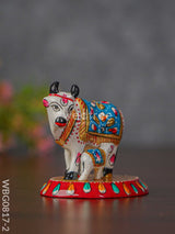 Metal Meenakari Cow & Calf - Wbg0817-2 Home Decors