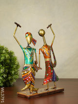 Metal Hand Painted Musician - Wl3791 Decor Showpiece