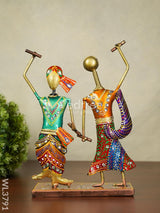 Metal Hand Painted Musician - Wl3791 Decor Showpiece