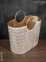 Metal Décor Basket - Large Wl1447 Decor Utility