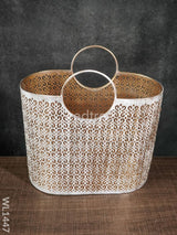 Metal Décor Basket - Large Wl1447 Decor Utility