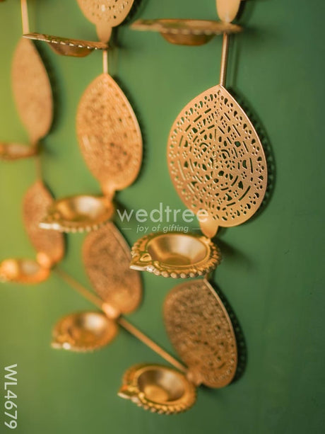 Metal Decor Diya Holder - Wl4679 Hanging