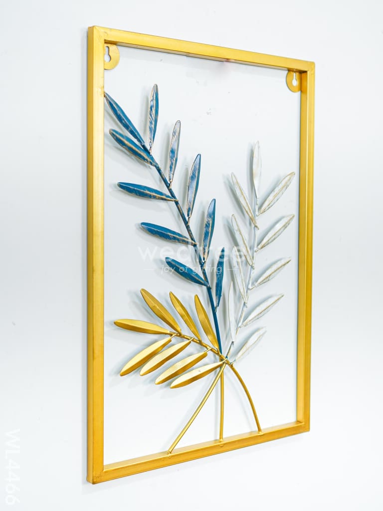 Metal Decor Leaves Wall Hanging - Set Of 3 Wl4466