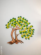 Metal Decor Tree With Leaves - Wl4053 Showpiece