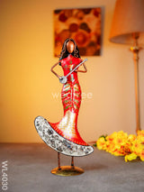 Metal Decor Women Musicians - Set Of 3 Wl4030 Showpiece