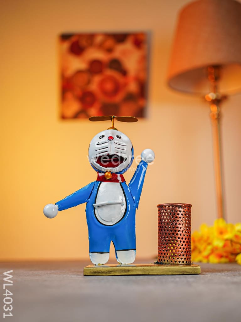 Metal Doraemon Penstand - Wl4031 Decor Showpiece