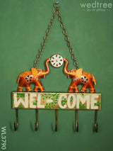 Metal Elephant Wall Hanging Key Hanger - Wl3790 Decor Utility