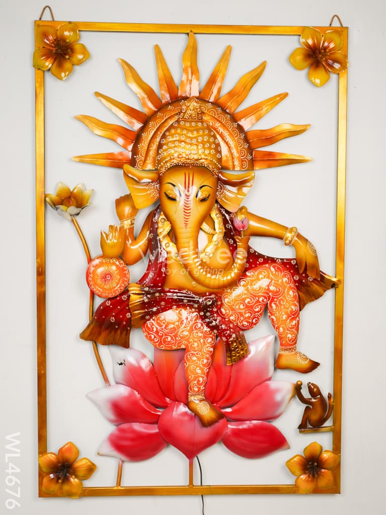 Metal Ganesha Wall Decor - Wl4676 Mirrors