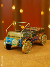 Metal Handpainted Jeep - Wl3637 Decor Showpiece