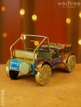 Metal Handpainted Jeep - Wl3637 Decor Showpiece