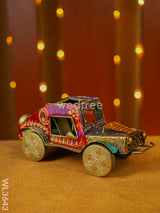 Metal Handpainted Jeep - Wl3643 Decor Showpiece