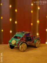 Metal Handpainted Jeep - Wl3643 Decor Showpiece