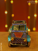 Metal Handpainted Jeep - Wl3643 Decor Showpiece