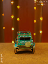 Metal Handpainted Jeep - Wl3643 Decor Showpiece