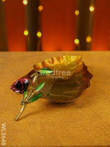 Metal Handpainted Leaf Tray - Wl3648 Decor Utility