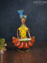 Metal Handpainted Musicians - Set Of 3 Wl2927 Decor Showpiece