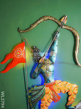 Metal Handpainted Ram Wall Hanging - Wl3794 Decor