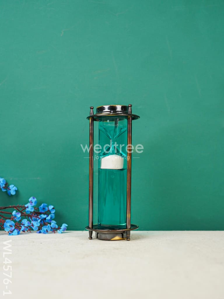 Metal Hourglass With Gel - Wl4576 Decor Utility