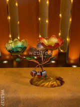 Metal Lotus Candle Holder - Wl3537 Candles & Votives