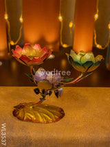 Metal Lotus Candle Holder - Wl3537 Candles & Votives