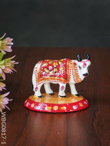 Metal Meenakari Cow - Wbg0817-1 Home Decors