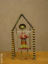 Metal Leg Moving Musicians - Set Of 3 Wl3695 Decor Showpiece