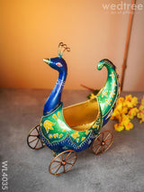 Metal Peacock Table Top - Wl4035 Decor Showpiece