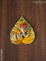 Metal Wall Hanging Ganesha - Wbg0798 Home Decors