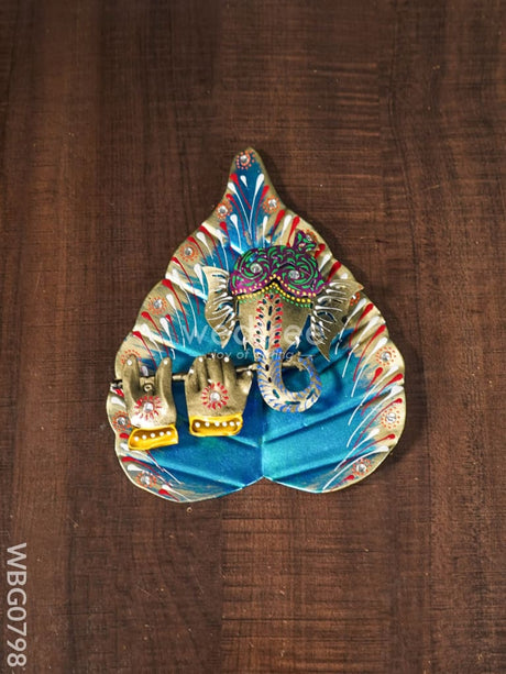 Metal Wall Hanging Ganesha - Wbg0798 Home Decors