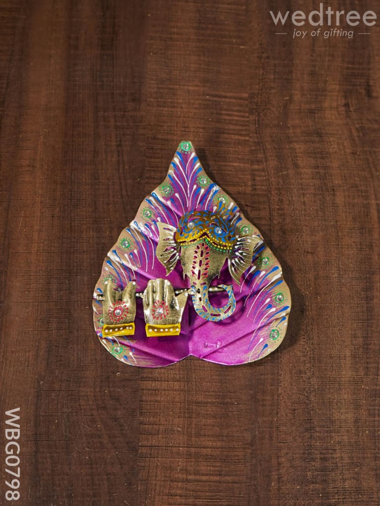 Metal Wall Hanging Ganesha - Wbg0798 Home Decors