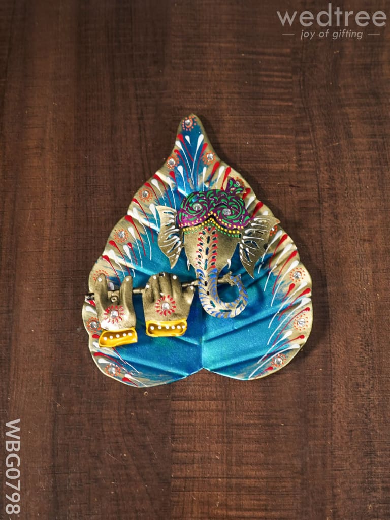 Metal Wall Hanging Ganesha - Wbg0798 Home Decors