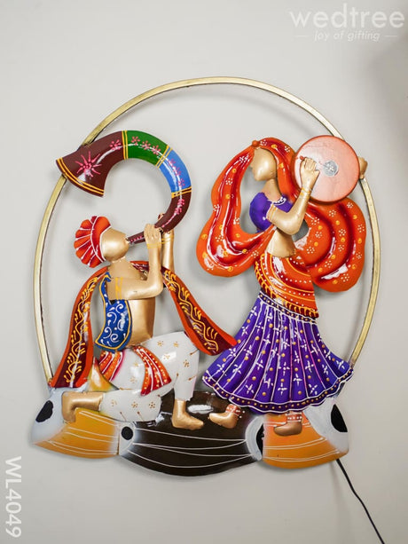 Metal Wall Hanging Artists - Wl4049 Decor Showpiece