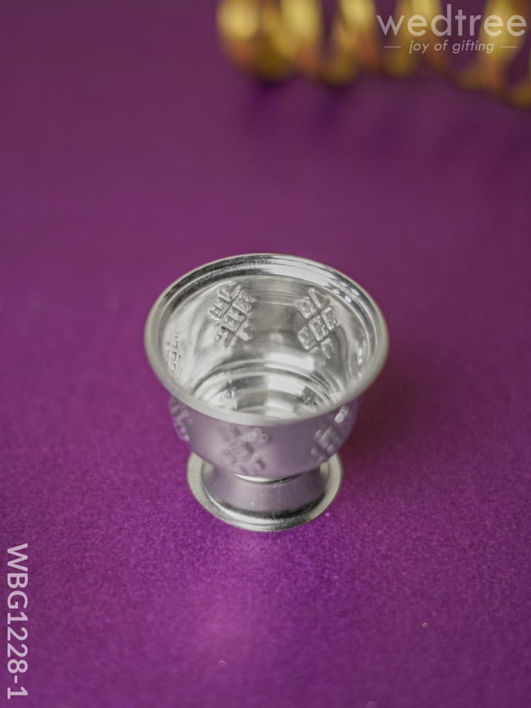 Geman Silver Mini Kumkum Bowl - Wbg1228 Holders