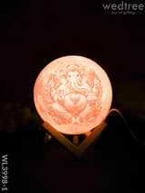 Moon Lamp With Stand & Usb - Wl3998 Ganesha Personalised Gifts