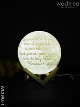 Moon Lamp With Stand & Usb - Wl3998 Personalised Gifts