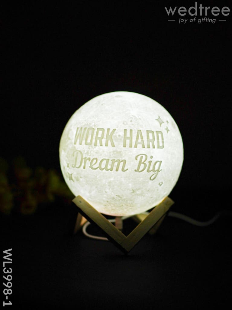 Moon Lamp With Stand & Usb - Wl3998 Personalised Gifts