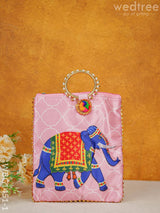 Multi Color - Elephant Digital Printed Hand Bags Wbg1451 Fabric Bags