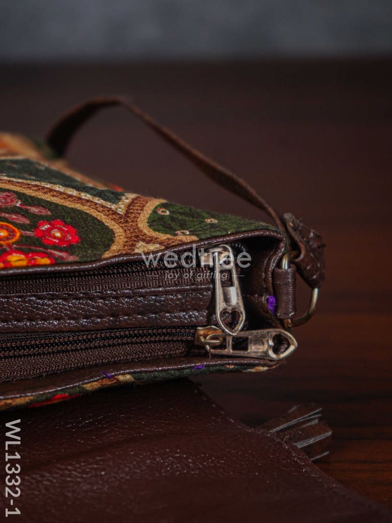 Multi-Color Fabric & Leather Sling Bag - Wl1332-1 Bags